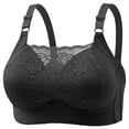 thumbnail image 3 of Women's Comfort Four Bra Longline, Wide Elastic Back, Lace Underwire, 80% Nylon 20% Spandex, Comfortable for Everyday, Dating & Sports, Multiple Sizes, 3 of 3