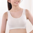 thumbnail image 3 of Girls Seamless Bra Teen Bras Built-up Stretch Sports Bra Ultra Comfort Soft Tank Style Bras, 3 of 11