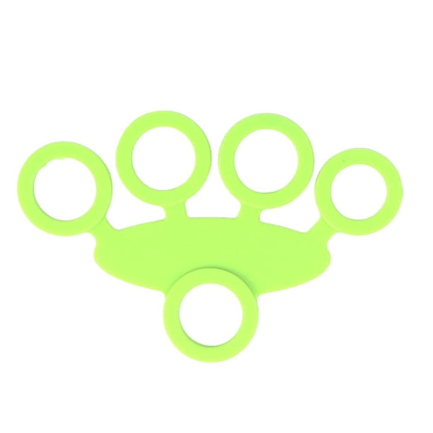 Banda de agarre de mano de 5 dedos de silicona elástica para entrenamiento de gimnasia (verde) Tmvgtek Para Estrenar
