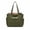 Army Green, variant on Medium Canvas Tote Bag with Zipper & Multi-Pocket, Heavy Duty Reusable Canvas Purse for Women Men Work Handbag