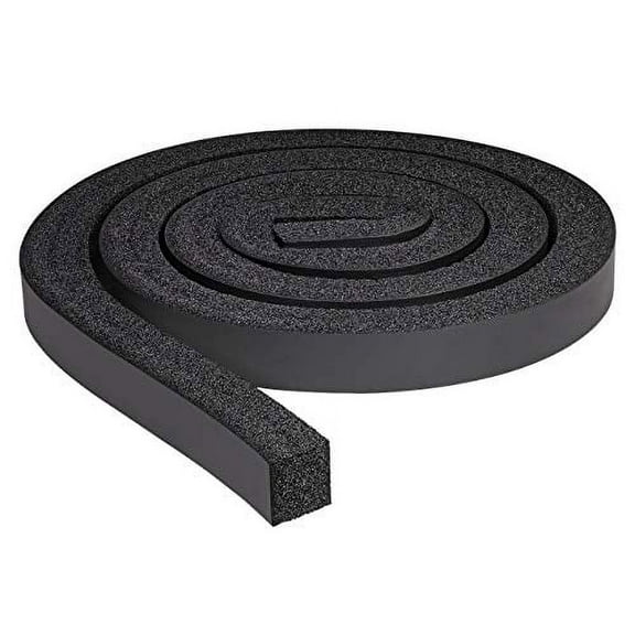 Yotache Window Air Conditioner Foam Insulating Strip 1 X 1 Inch, High Resilience Foam Weather Stripping Seal Tape, 6.5 Feet Long, 2 Pcs