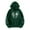 Green, variant on Fesfesfes Hoodie Jacket for Women Gothic Style Sleeve Hoodlies Zipper Thermal Hoodie Zip Up Coat Plus Size Jacket