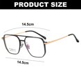thumbnail image 2 of Gafas de bloqueo de luz azul para mujer/hombre, gafas retro de moda con montura grande, gafas para juegos de ordenador, 2 of 5