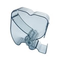 thumbnail image 3 of Dispensador de rollos de algodón, portarrollos de algodón, práctico, fácil de usar, contenedor acrílico, caja de almacenamiento para laboratorio, uso , gris, 3 of 8