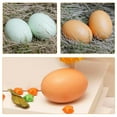 thumbnail image 3 of MLINS Realistic Wooden Eggs for Decor Quality Natural Wood Material Assorted Color 6 Pcs, 3 of 8