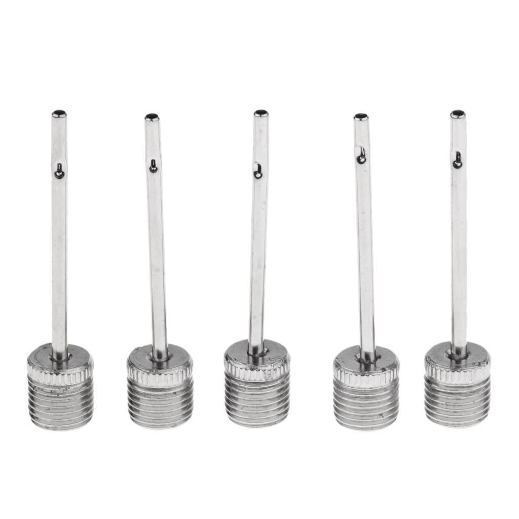 5PCS Stainless Steel Sports Ball Pump Needle Air Inflation Needle Pin Nozzle 