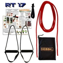 RT-17 Rope Bodyweight Suspension Fitness Trainer (Red) - for Indoors and Outdoors - for All Ages and Fitness Levels- Made in the USA!