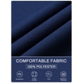 thumbnail image 4 of Cadmus Men's Polo Shirt Quick Dry Performance Short Sleeve Tactical Shirts Pique Jersey Golf Shirt,8688,Dark Navy Blue,XL, 4 of 7