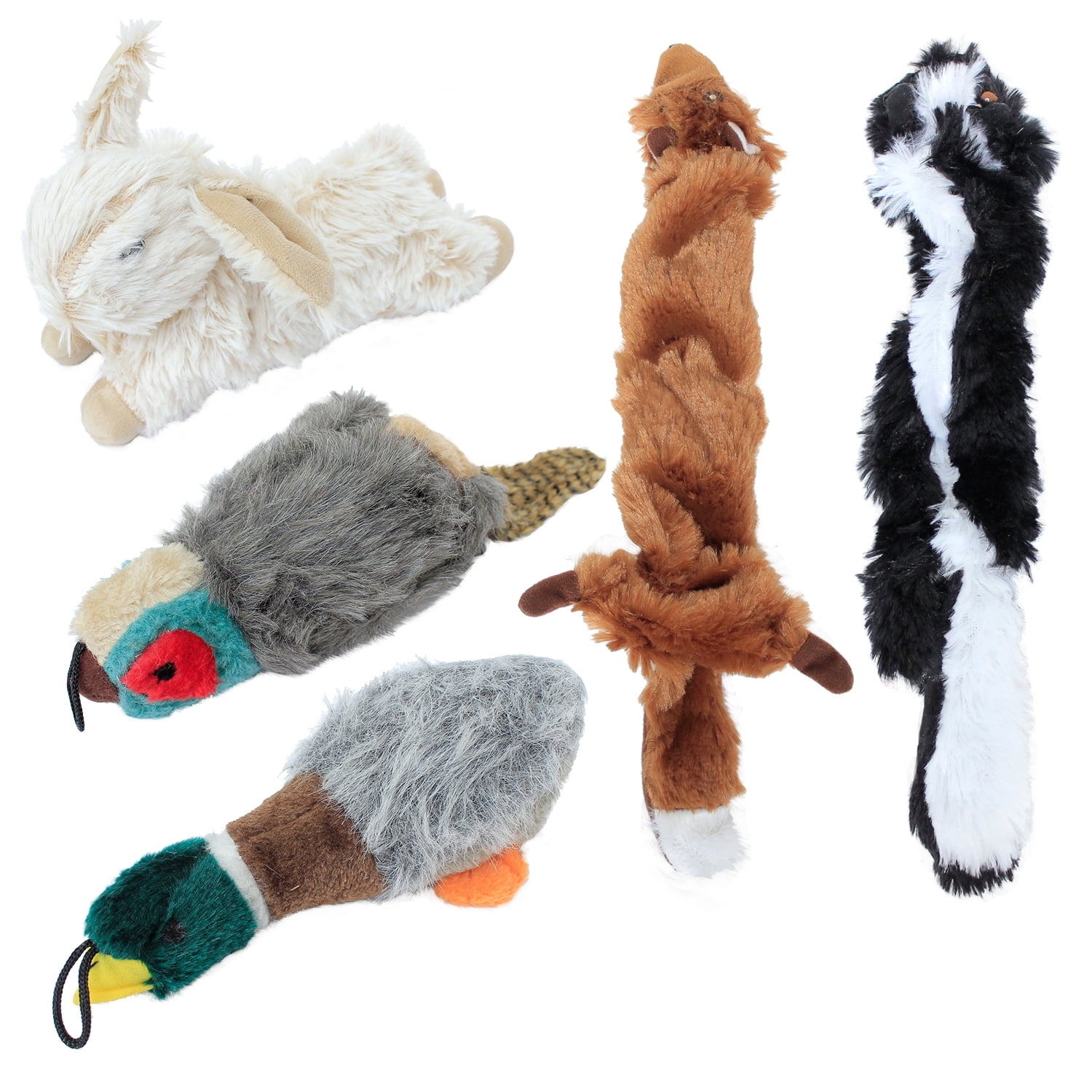 Downtown Pet Supply - Squeaky Dog Toys - Dog Chew Toys for Aggressive Chewers - Durable Dog Toys for Small, Medium & Large Dogs - 5 Pack