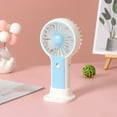 thumbnail image 4 of Harpi Personal Fan Handheld,Air Conditioner Fan,3 Speeds,USB Personal Lash Fan,With Base,Vertical Blower,Mini Rechargeable And Easy To Store Small Fan,Gifts for Travel Essentials Indoor Outdoor, 4 of 8