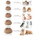 thumbnail image 3 of Pet Dog Bed Mat Basket Sofa Cats Products Medium Dogs Small Blanket Beds Large Baskets Pets Breeds Accessories Big Cushion Puppy ShopWise Round, 3 of 11