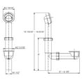 thumbnail image 4 of Design House PVC Bath Drain Kit with Overflow and Adjustable Height, 4 of 6