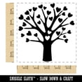 thumbnail image 2 of Heart Tree Spring Summer Love Valentine's Day Square Rubber Stamp Stamping Scrapbooking Crafting - Large 2.75in, 2 of 7