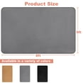 thumbnail image 5 of Nefoso Low Pile Area Rug, 5ft x 8ft Soft Fluffy Area Rugs for Living Room Bedroom Decor Carpet, Light Gray, 5 of 5