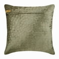 thumbnail image 2 of The HomeCentric Grey Cushion Cover 18 x 18 Velvet Pillow Cover Crystal Embroidery Decorative Pillow for Bed Sofa Couch, Grey Pillow Cover Pack of 2, 18x18 inch (45x45 cm) , Circles - Crystal Wonder, 2 of 3