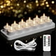 thumbnail image 2 of Rechargeable Tea Lights Candles, 12 Pcs Rechargeable Candles with Remote Charging Base, LED Flameless Candles, 2 of 5