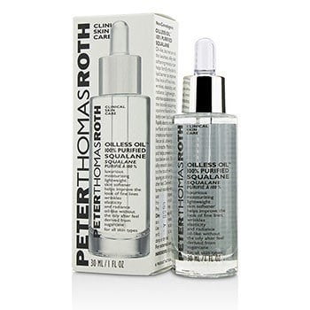 - Oilless Oil 100% Purified Squalane Moisturizing Lightweight Skin Softener 30ml/1oz