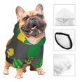 thumbnail image 3 of Honeii Spring St Patrick’S Day Irish Gnomes Print Small Dog Hoodies Pet Hooded Sweatshirts Fall Winter Puppy Cat Sweaters Warm Clothes for Small Dogs Outfits Costume-X-Small, 3 of 7