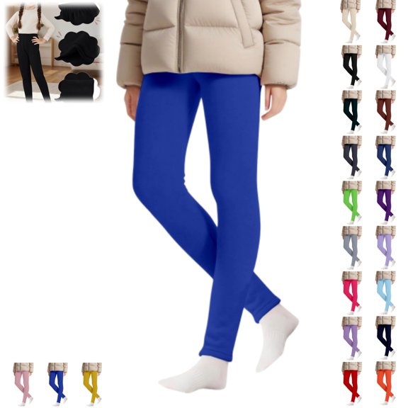 YOUYEDIAN Girls Fleece Lined Leggings Fall Winter Casual Fashion Tights
