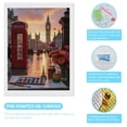 thumbnail image 3 of Diamond Art Kit for Adults, London Sunset Art Scene Colors Diamond Painting for Adults Beginners, 5D DIY Diamond Art Painting Kits, Colorful Diamond Painting Craft for Home Decor 12x16, 3 of 7