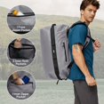 thumbnail image 4 of Bolsa de viaje MIER Waterproof Rolltop Dry 80L gris, 4 of 8