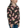 thumbnail image 3 of Lsque Popcorn Patten Youth Hoodie Sweatshirt Pullover with Kangaroo Pocket Boys and Girls Hoodie Warm Hoodie for Kids-Medium, 3 of 6
