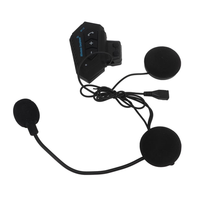 Auriculares para casco de motocicleta, auriculares BT 12 para casco Sistemas de auriculares BT para motocicleta Auriculares para casco Respuesta rápida