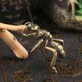 thumbnail image 4 of AURARMLET Vintage Brass Ant Figurine, Retro Animal Sculpture, Unique Antique Finish Tabletop Decor for Home and Office, 4 of 8