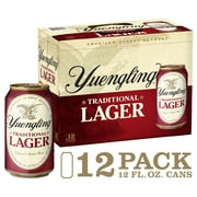 Yuengling Lager Beer, 12 Pack Beer, 12 fl oz Aluminum Cans, 4.5% ABV, Domestic Beer