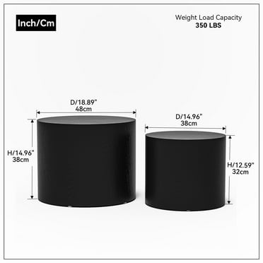 Side Table Set of 2