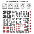 thumbnail image 3 of 3D Printer CNC Component, High Accuracy Aluminum Alloy Sturdy Structure Smoother Performance 3D Printer Frame Kit  for  2.4 R2, 3 of 7