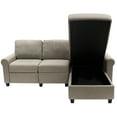 thumbnail image 5 of Serta Copenhagen Reclining Sectional with Right Storage Chaise - Beige, 5 of 9