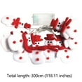 thumbnail image 3 of LED Christmas Snowman String Lights | 20 LED Warm White | Battery Operated | High Brightness | Energy Saving | Indoor Outdoor Holiday Party Wedding Décor Lantern | 6.5 ft Strip | Decorative Lighting, 3 of 9