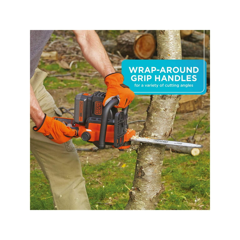 Get the MOST out of your 40v Black and Decker chainsaw! 