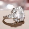 thumbnail image 5 of K-KED Elegant Cubic Zirconia Women Anniversary 925 Silver Filled Rings Delicate Jewelry Sz 6-10-7, 5 of 6