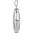 thumbnail image 3 of 14K White Gold Polished Oval Locket (28 X 17.1) Made In China xl352, 3 of 6