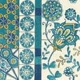 thumbnail image 2 of Lovell, Kathrine 26x26 Black Ornate Wood Framed with Double Matting Museum Art Print Titled - Turkish Tiles Exotic II, 2 of 4