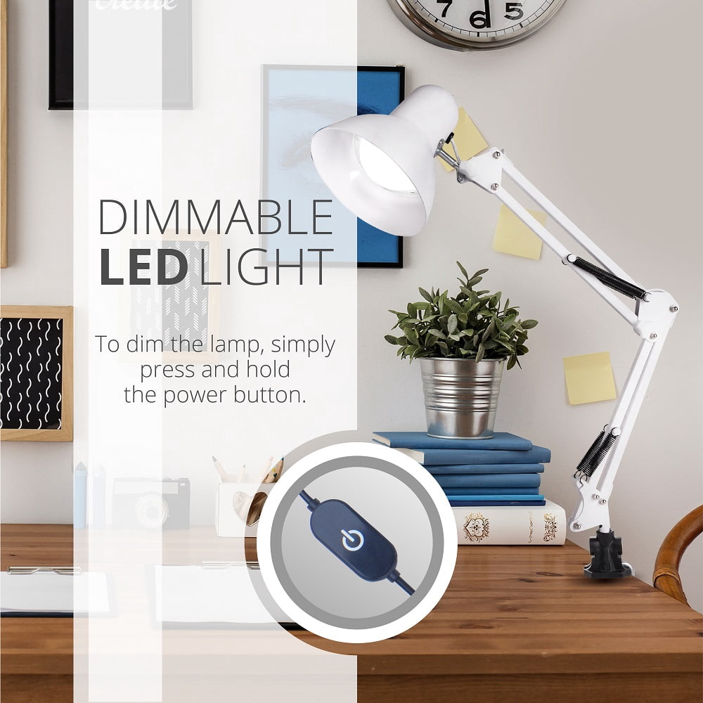 Newhouse Lighting LED Architect Desk Lamp with Dimming - White