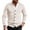 White #6, variant on Zimjoy Cardigan Sweaters for Men Casual Button Down V Neck Ribbed Knit Sweater Long Sleeve Open Front Slim Fit White Cardigan Lightweight Fall Clothes with Pocket, White L
