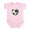 Petal Pink, variant on CafePress - Soccer Love Infant Bodysuit - Baby Light Bodysuit, Size Newborn - 24 Months