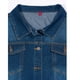 thumbnail image 4 of BELIME Chamarra de Mezclilla para Mujer color azul corte Casual Oversize Deslavada Manga Larga, 4 of 9
