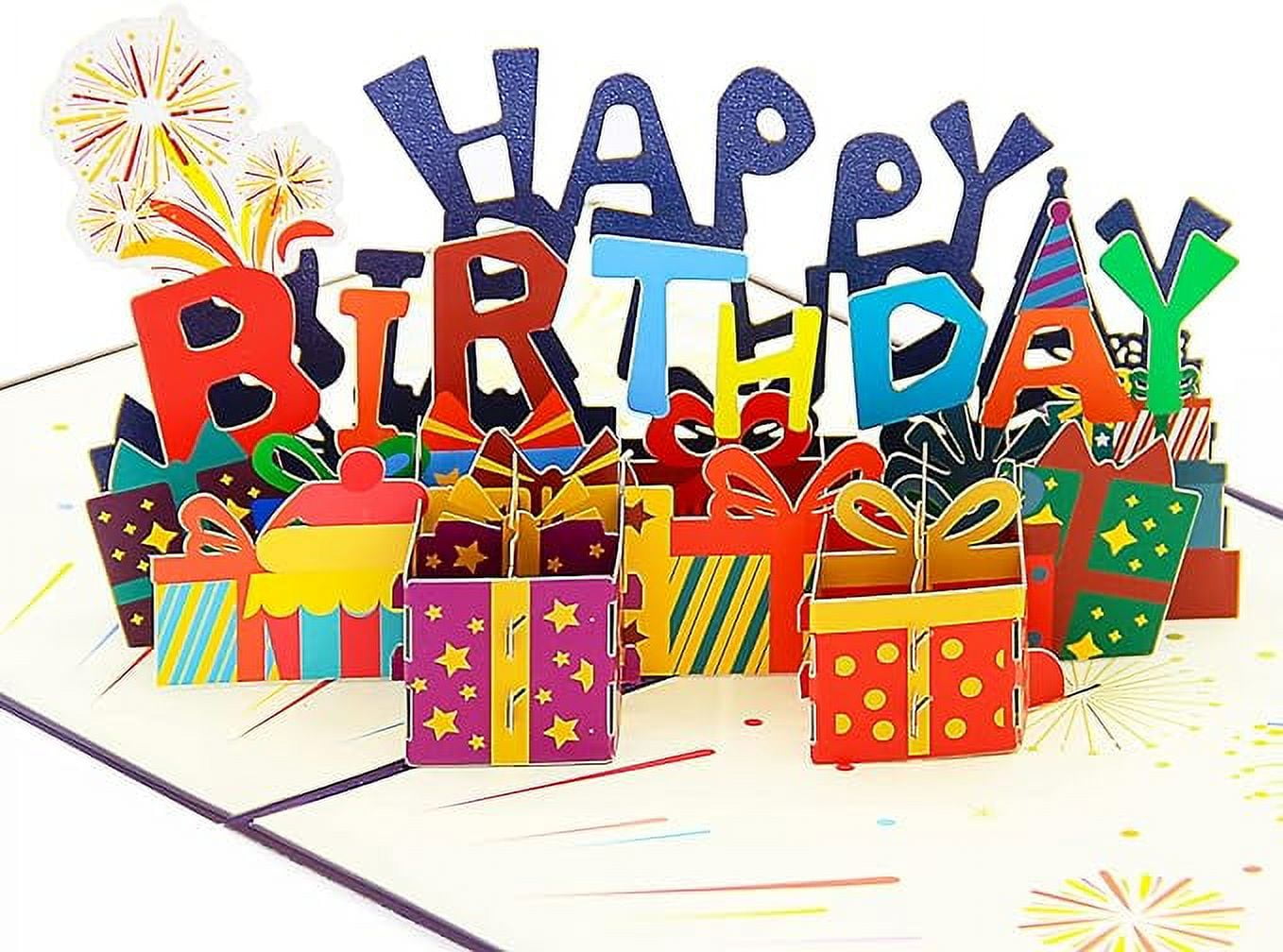 Zshan 3D Birthday Pop-up Cards, HAPPY BIRTHDAY Pop-up Cards