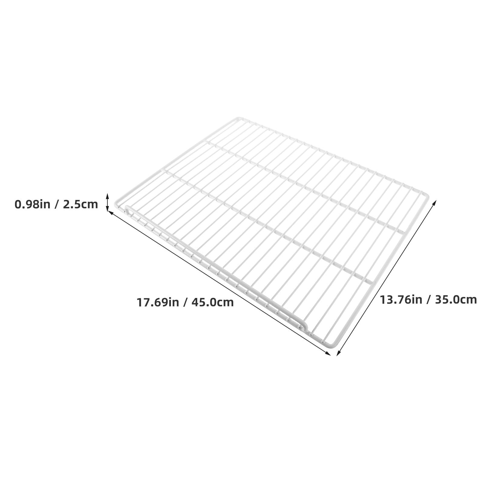 CTIRCHIU Heavy Duty Steel Wire Refrigerator Organizer Shelf, Freezer Storage Rack, Easy to Clean, 1 Piece