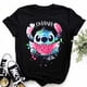 thumbnail image 2 of Kawaii Cartoon Stitch T Shirt Children's Clothing Cartoon Women Ohana Lilo Stitch Graphic Tees Cute Anime Tops Harajuku T-shirt130 Gao Jinjia LED, 2 of 2