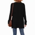 thumbnail image 3 of Cardigan Sweaters for Women Lightweight Long Sleeve Open Front Ribbed Knit Cardigans with Pockets Fall Winter Casual Outerwear, 3 of 7