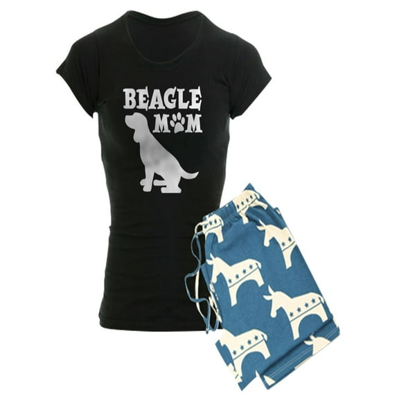CafePress - BEAGLE MOM - Women's Dark Pajamas