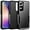 Dark Black, variant on for Samsung Galaxy A35/A55 5G Case, [Shockproof] Military Grade Proof Protection [Dropproof] Rugged Protective Heavy Duty Phone Case Cover for Samsung Galaxy A35/A55 5G (Pink)