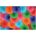 thumbnail image 2 of Beistle Tissue Fan orange Party Decoration (Case of 12), 2 of 2