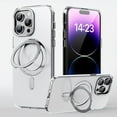 thumbnail image 1 of For IPhone15 Mobile Phone Case 360 Rotating Fulcrum Five Metal Stand For Apple 14 Promax Protective Case, 1 of 5