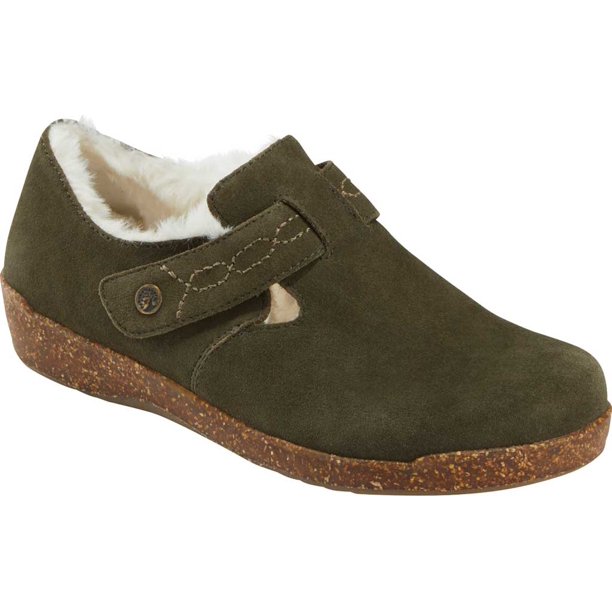 Women�s Earth Origins Aurora Jade Shoe Classic Olive Suede